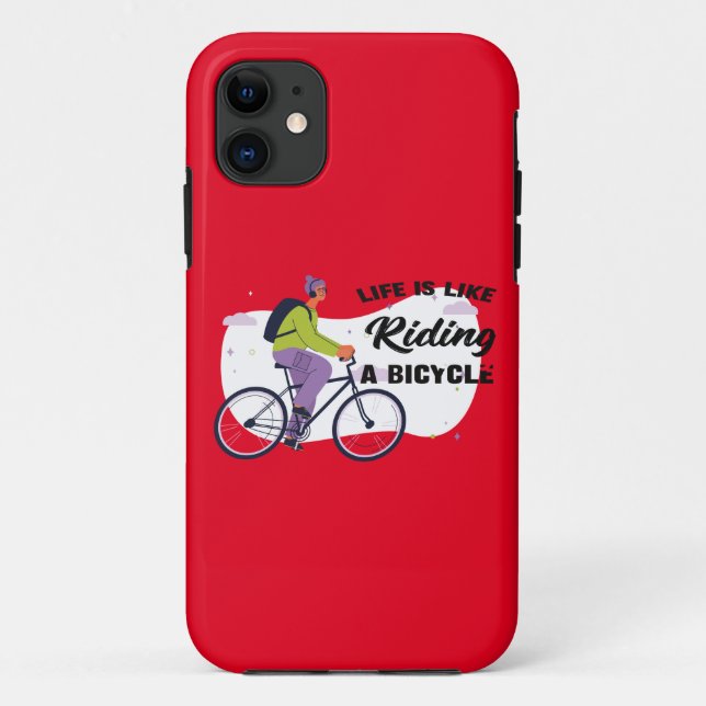 Capa Para iPhone 11 Design do Gráfico Ciclox Life (Verso)