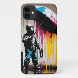 Capa Para iPhone 11 Design do Kid de Grafite Negrito