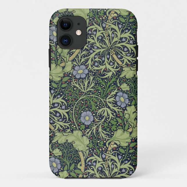 Capa Para iPhone 11 Design do papel de parede da alga, impresso por (Verso)