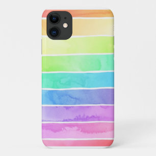 Capa Para iPhone 11 Design do Pastel Stripes