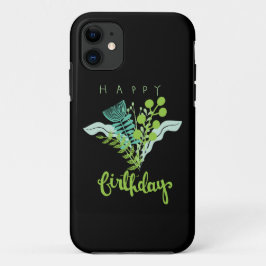 Capa Para iPhone 11 Design Evergreen personalizado para aniversários