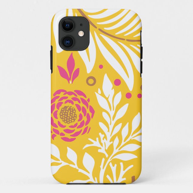 Capa Para iPhone 11 Design Floral 24 (Verso)