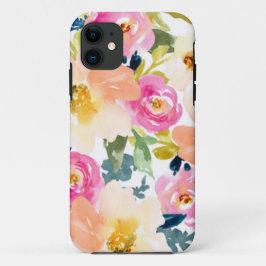Capa Para iPhone 11 Design Floral Moderno