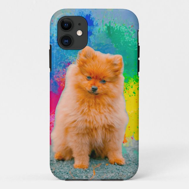 Capa Para iPhone 11 Design legal de cães (Verso)