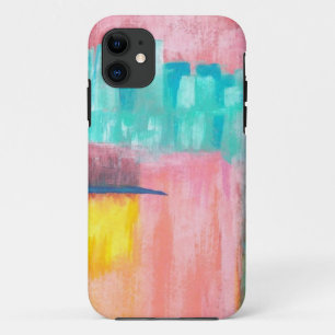Capa Para iPhone 11 Design original da pintura da arte abstracta de