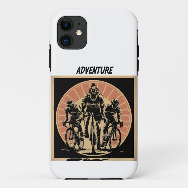 Capa Para iPhone 11 Design para Homens do Cycling Club (Verso)