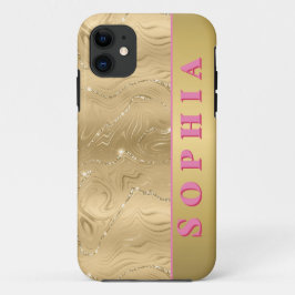 Capa Para iPhone 11 Design personalizado do Ouro para Ocasião especial
