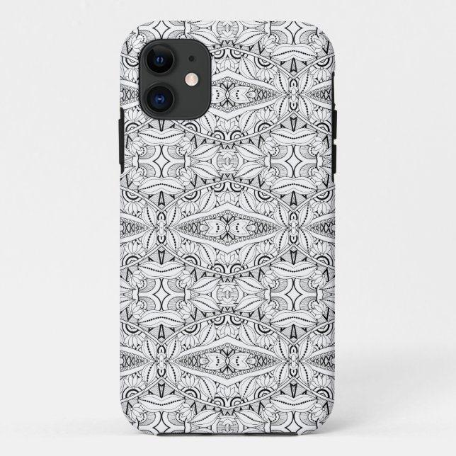 Capa Para iPhone 11 Design tribal inspirado (Verso)