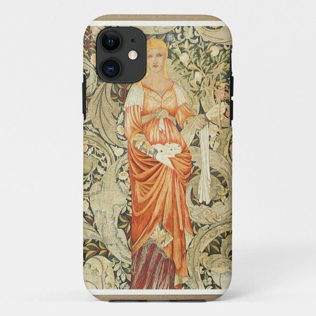 Capa Para iPhone 11 Designs William Morris Wallpaper (Verso)
