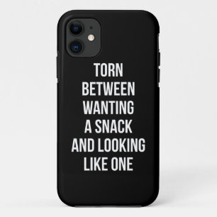 Capa Para iPhone 11 Despedaçada Entre Querer e Parecendo Um Snack, Eng