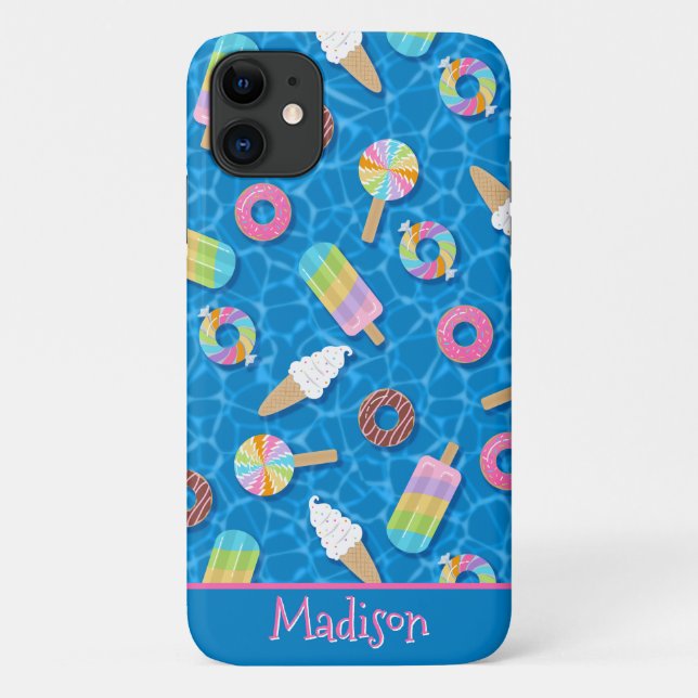 Capa Para iPhone 11 Desserts Bonitos (Verso)