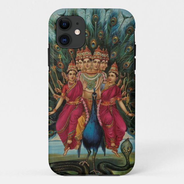 Capa Para iPhone 11 Deus Hindu (Verso)