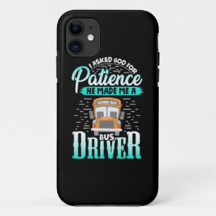Capa Para iPhone 11 Deus Me Fez Um Motorista De Ônibus
