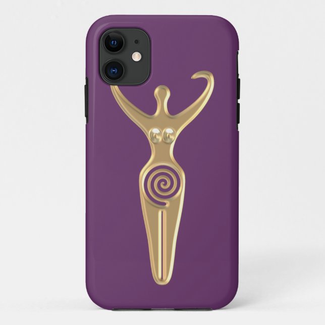 Capa Para iPhone 11 Deusa Espiral (Verso)