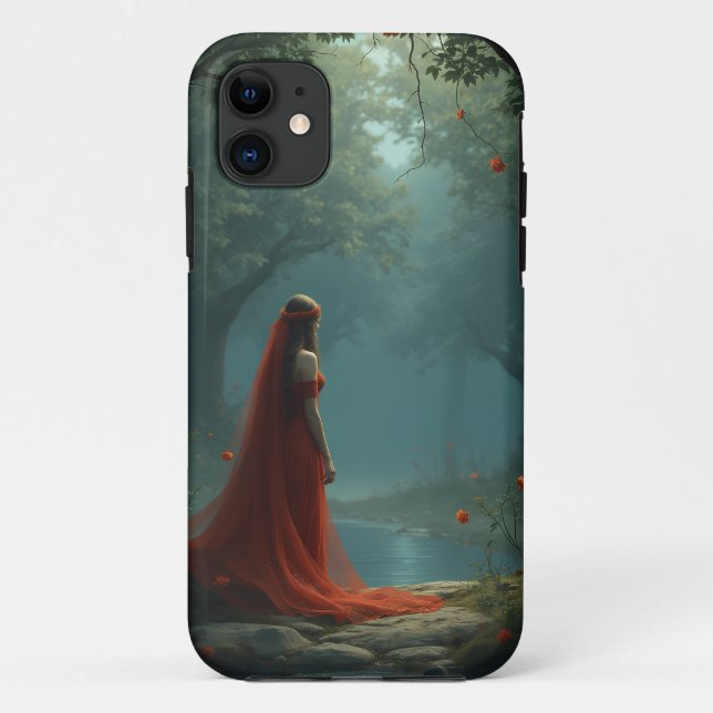 Capa Para iPhone 11 deusa florestal (Verso)