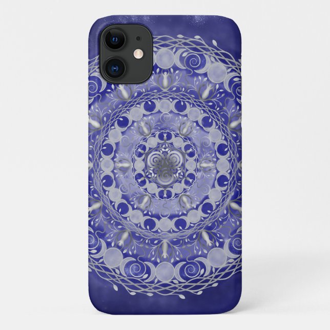 Capa Para iPhone 11 Deusa Lua Celestial Tripla Mandala (Verso)