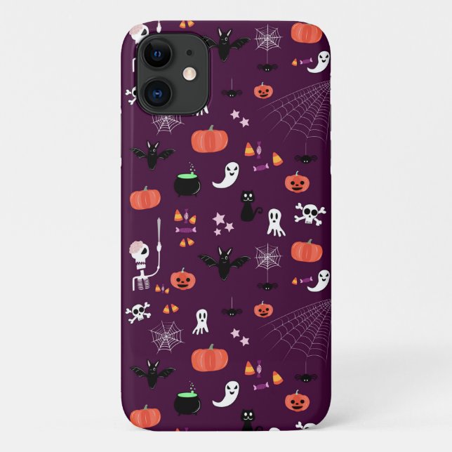 Capa Para iPhone 11 Dia das Bruxas (Verso)