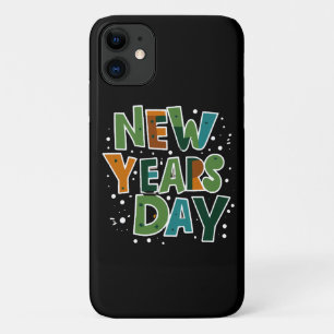 Capa Para iPhone 11 Dia de Ano Novo