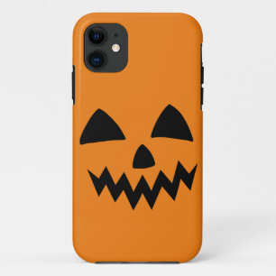 Capa Para iPhone 11 Dia de as Bruxas engraçado face fantasma Pumpkin B
