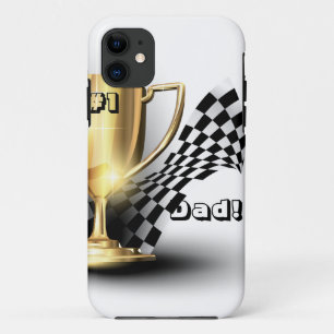 Capa Para iPhone 11 Dia de os pais de Pai N.º 1 do Troféu Dourado