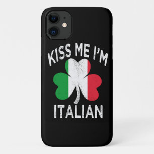Capa Para iPhone 11 dia de são patrício beije-me sou italiano