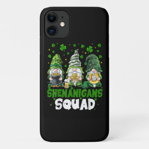Capa Para iPhone 11 Dia de São Patrício Gnomos Travessuras Esquadrão S