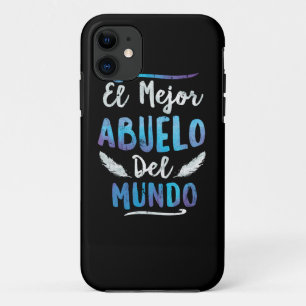 Capa Para iPhone 11 Dia dos pais do EL Mejor Abuelo Del Mundo Vovô
