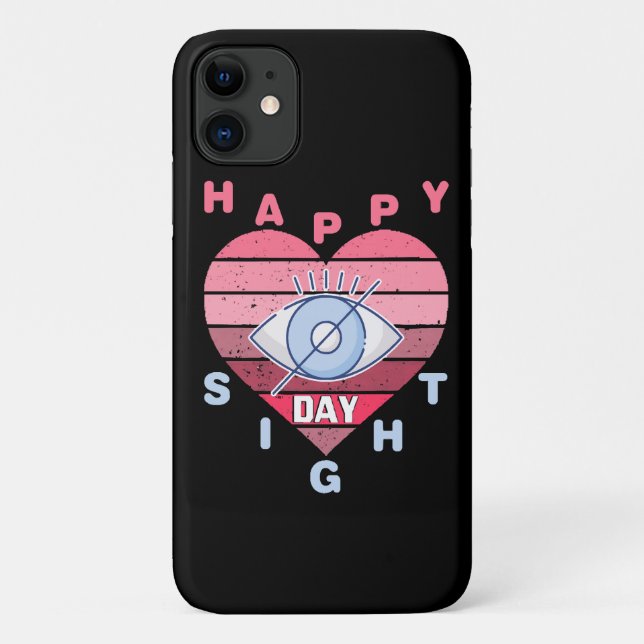 Capa Para iPhone 11 Dia Feliz da Visão (Verso)