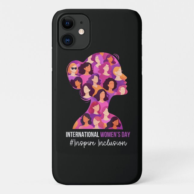 Capa Para iPhone 11 Dia Internacional da Mulher 8 de Março  (Verso)