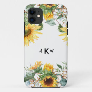 Capa Para iPhone 11 Diacríticos de combinação de fontes Monograma