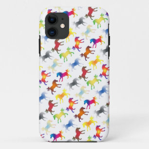 Capa Para iPhone 11 Diagonal dos Pôs Arco-Íris