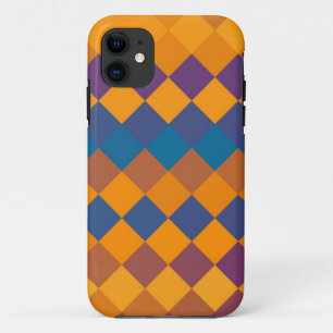 Capa Para iPhone 11 Diamante colorido retrorreflector sem costura