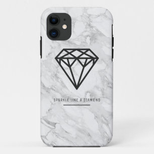 Capa Para iPhone 11 Diamante com Marble