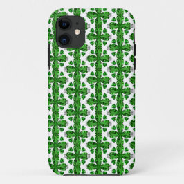 Capa Para iPhone 11 Diamond & Emerald Gemstone Art, Verde