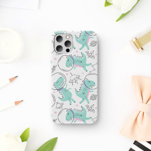 Capa Para iPhone 11 Dinossauros Espaciais, Dinossauros Cutos, Navio Es
