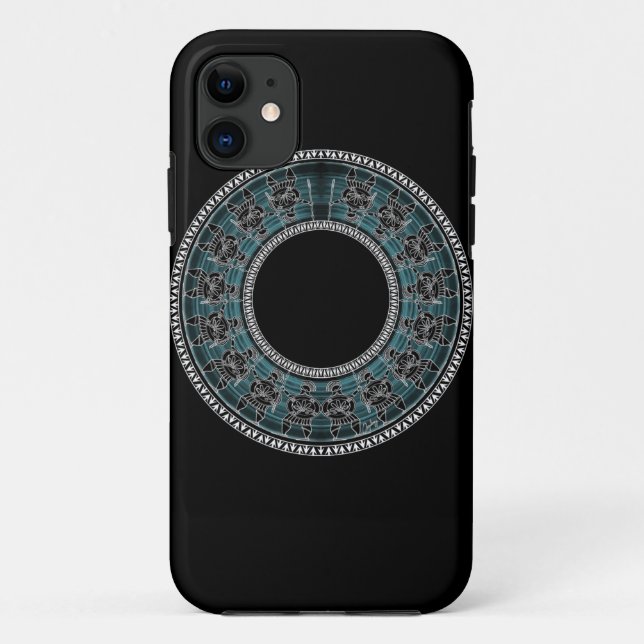 Capa Para iPhone 11 Disco Grego Retroativo (Verso)
