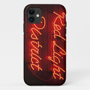 Capa Para iPhone 11 Distrito de luz vermelha