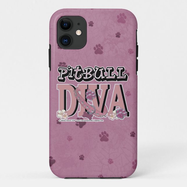 Capa Para iPhone 11 DIVA de Pitbull (Verso)