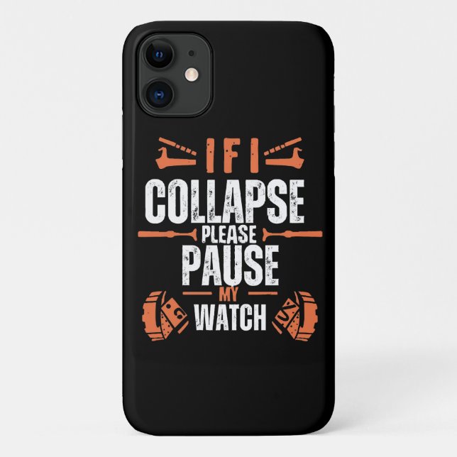 Capa Para iPhone 11 Divertido-corredor (Verso)
