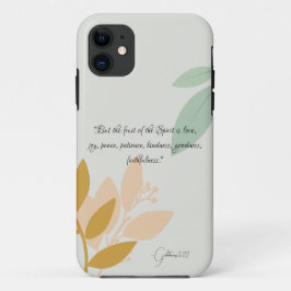 Capa Para iPhone 11 Divino: Estojo Cristão Pastel Clássico