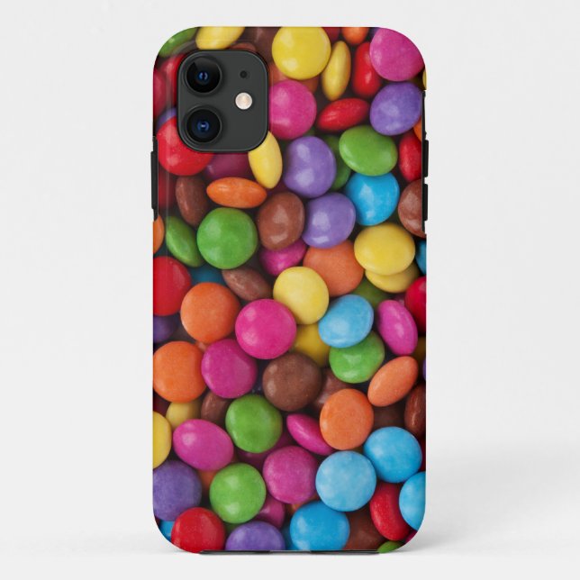 Capa Para iPhone 11 Doce de Chocolate Colorido (Verso)