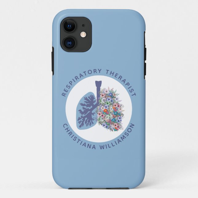 Capa Para iPhone 11 Doentes Com Terapêutica Respiratória Personalizado (Verso)