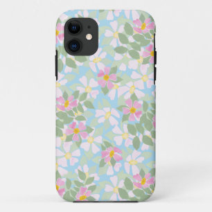 Capa Para iPhone 11 Dogroses rosa no caso do Sky Blue Xtreme iPhone 5