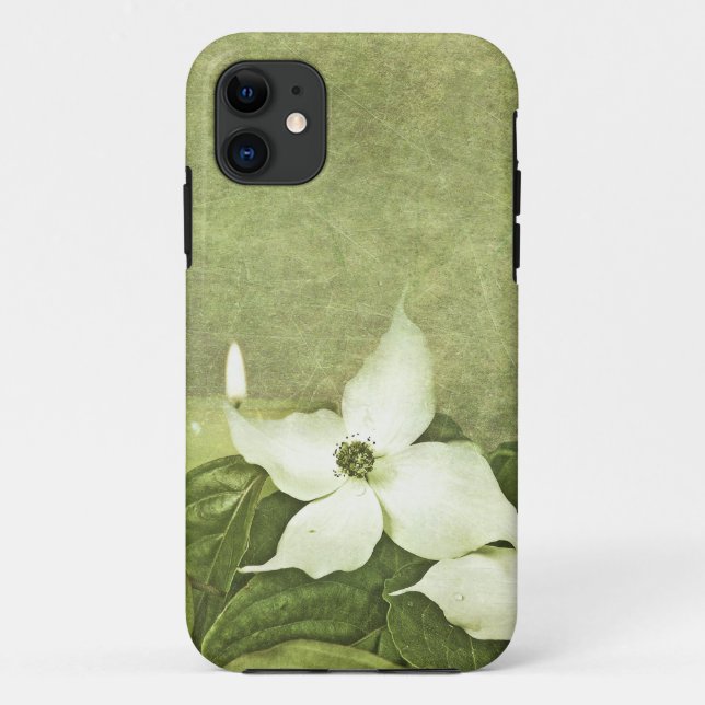 Capa Para iPhone 11 Dogwood com vela (Verso)