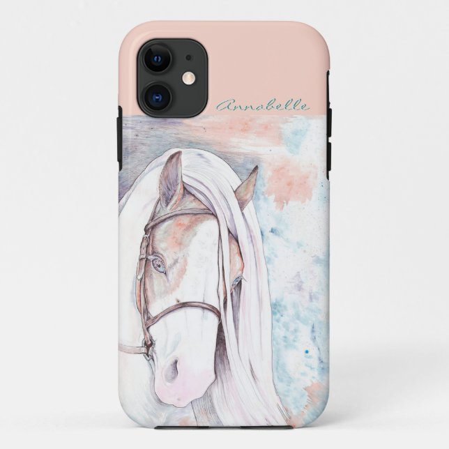 Capa Para iPhone 11 Dois Tom (rosa) (Verso)