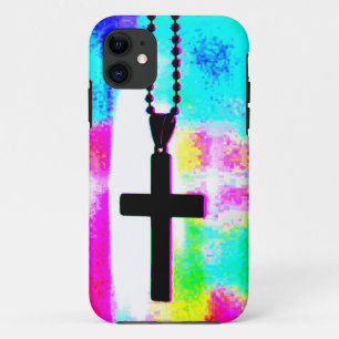 Capa Para iPhone 11 Domingo Orações Multicoloridas Fundo