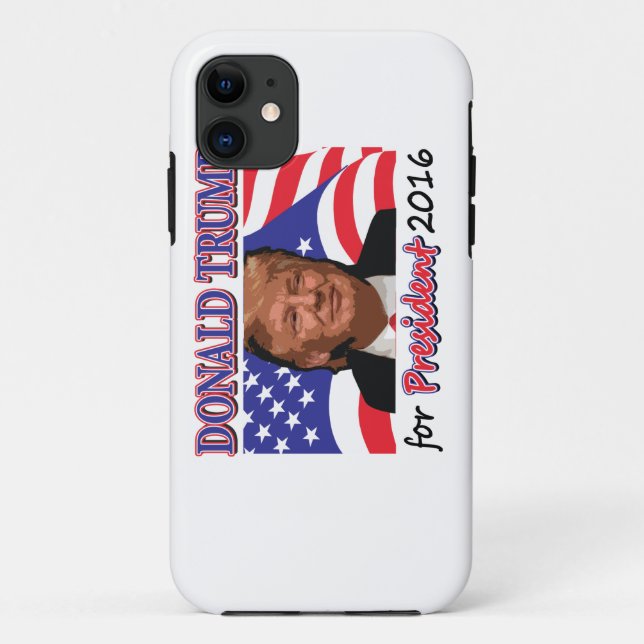 Capa Para iPhone 11 Donald Trump (Verso)