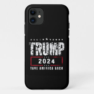 Capa Para iPhone 11 Donald Trump 2024 Devolva a América Eleição 
