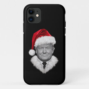 Capa Para iPhone 11 Donald Trump Natal Engraçado Dom do Papai Noel