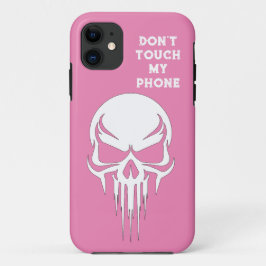 Capa Para iPhone 11 Don't touch my phone pink Funda para iPhone / iPad